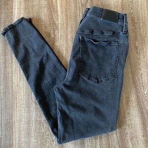 Madewell High-Rise Skinny Jeans Raw Hem